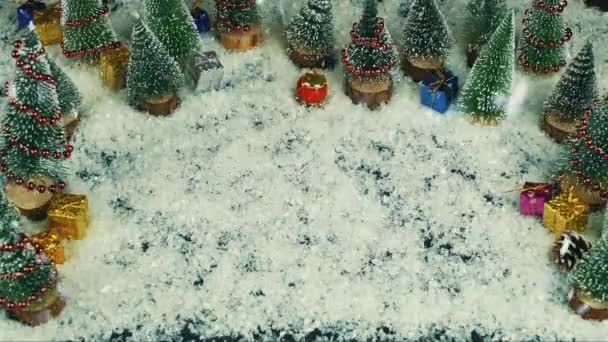 Стоп-кадр мультфильма "С Рождеством Христовым" — стоковое видео