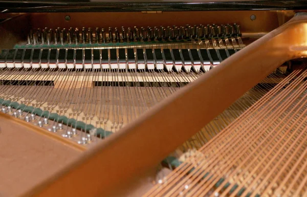 Mecanismo del instrumento de piano — Foto de Stock