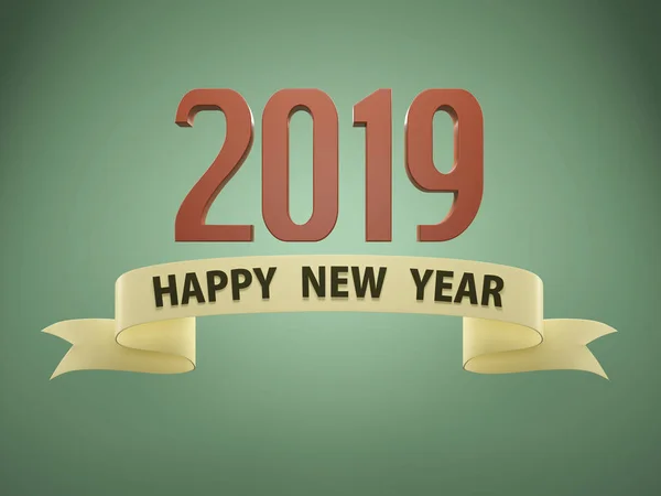 Mutlu Yeni Yıl 2019 Görüntü — Stok fotoğraf