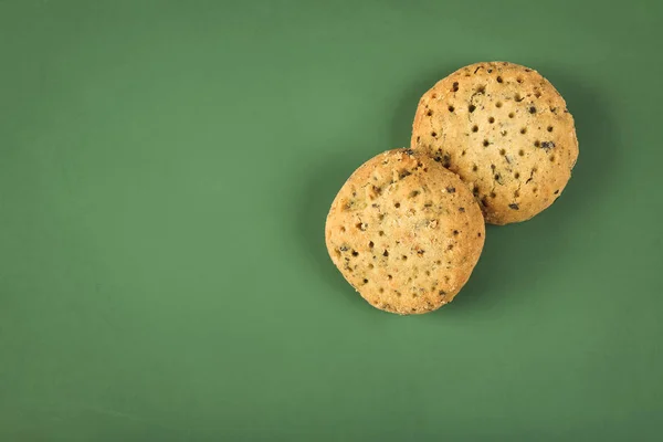 Indian Home Made Ginger Snap Biscuits — Stock Photo, Image