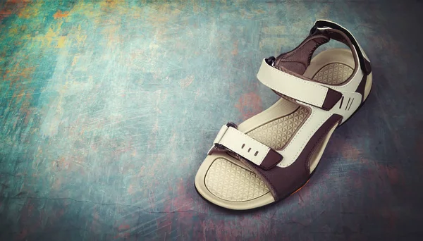 Name Sandals Isolated Background Color — Stock Photo, Image