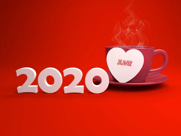 新的一年2020创意设计理念 呈现形象 — 图库照片