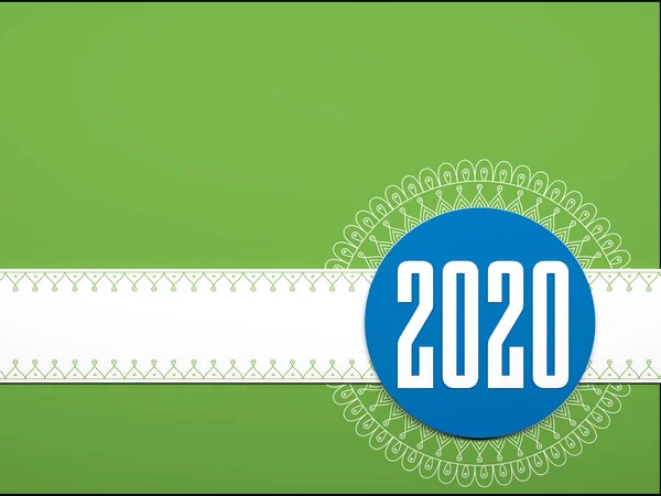 Año Nuevo 2020 Concepto Diseño Creativo Imagen Renderizada —  Fotos de Stock