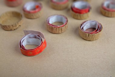 Diwali festivali sırasında Hint geleneksel Fire Roll kap kraker