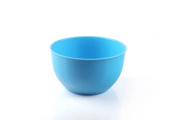 Plastic Bowl Isolated White Background — Stock Photo, Image