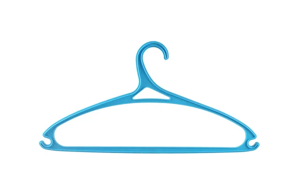 Plastic Hanger Clothes Isolated White Background — Stock Photo, Image