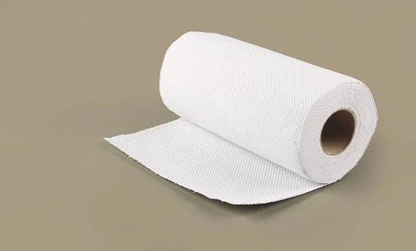 Plain Tissue Soft Paper Roll — Stock Photo, Image