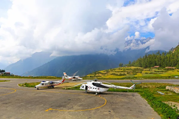 Beautiful Simikot Airport Nepal — Stock Photo, Image