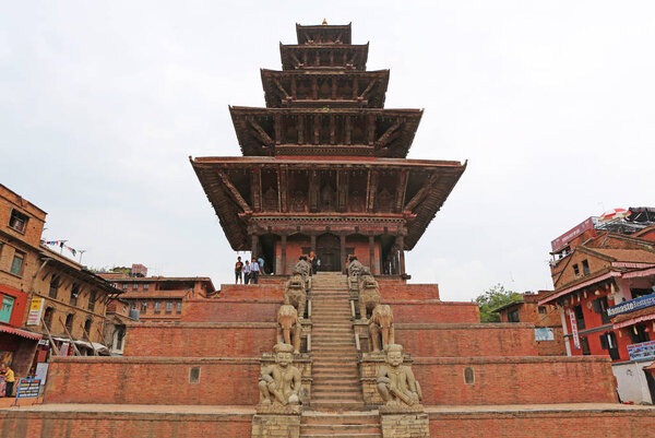 Beautiful Nyatapola Temple in Bhaktapur Durbur Square