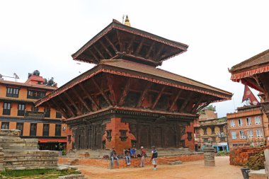 Bhaktapur'daki Güzel Durbar Meydanı