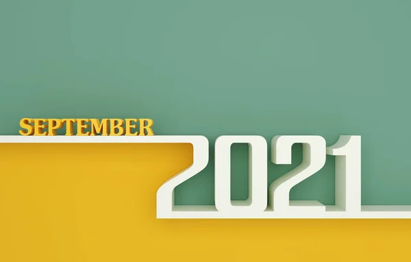 New Year 2021 Creative Design Concept 렌더링 이미지 — 스톡 사진