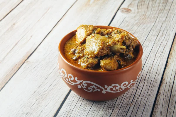 South Indian Traditional Country Chicken Curry — Stock Photo, Image