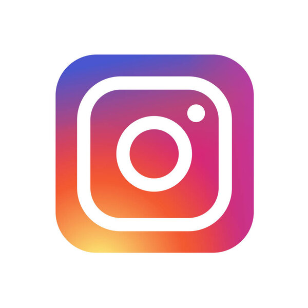 KYIV, UCRANIA - 31 de mayo de 2018 - Nuevo icono del logotipo de la cámara de Instagram con un diseño de degradado moderno. Instagram es una foto y video compartiendo redes sociales . — Vector de stock