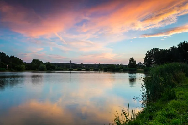 Sunset Pond — Stock Photo, Image