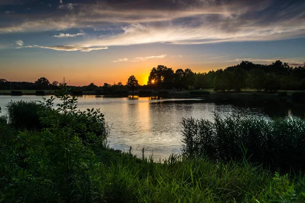 Sunset Pond — Stock Photo, Image