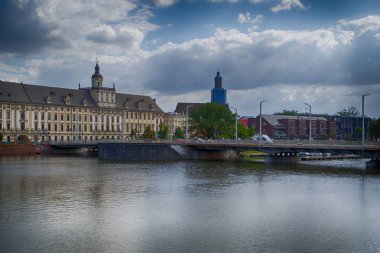 Wroclaw, Polonya şehrin tarihi mimarisi