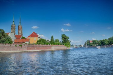 Wroclaw, Polonya şehrin tarihi mimarisi