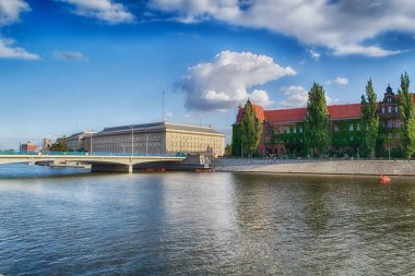Wroclaw, Polonya şehrin tarihi mimarisi
