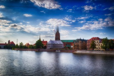 Wroclaw, Polonya şehrin tarihi mimarisi