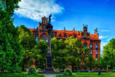 Wroclaw, Polonya şehrin tarihi mimarisi