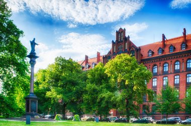 Wroclaw, Polonya şehrin tarihi mimarisi