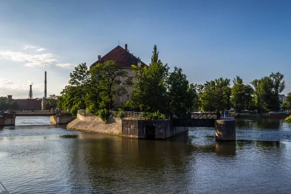 Historische Architektur Der Stadt Breslau Polen — Stockfoto