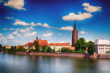 Wroclaw, Polonya şehrin tarihi mimarisi