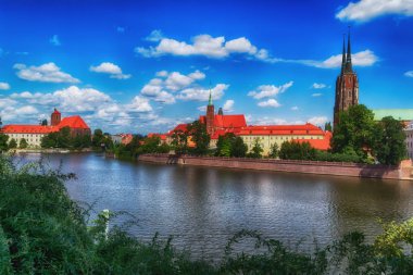 Wroclaw, Polonya şehrin tarihi mimarisi