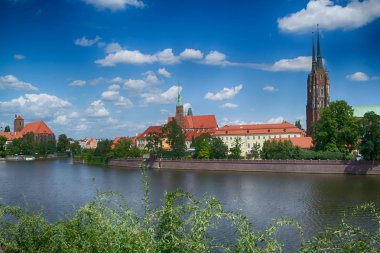 Wroclaw, Polonya şehrin tarihi mimarisi