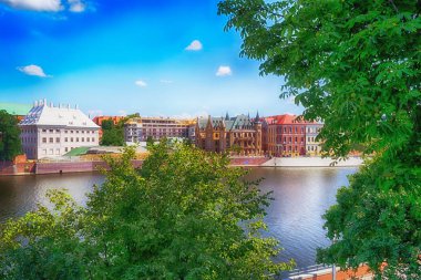 Wroclaw, Polonya şehrin tarihi mimarisi