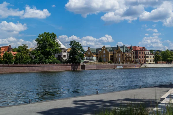 Şehrin Wroclaw Polonya Nın Eski Şehir — Stok fotoğraf