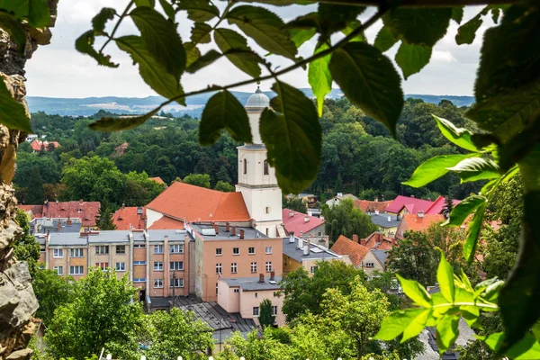 Ruiny Średniowiecznego Zamku Bolków Polska — Zdjęcie stockowe