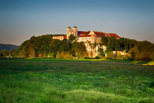 Benedictine Abbey Στο Tyniec Κρακοβία Πολωνία — Φωτογραφία Αρχείου