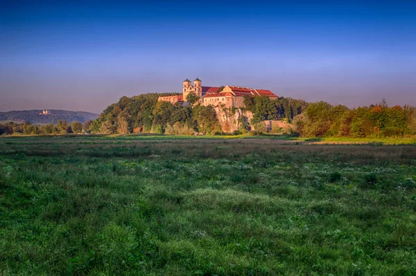 Benedictine Abbey Στο Tyniec Κρακοβία Πολωνία — Φωτογραφία Αρχείου