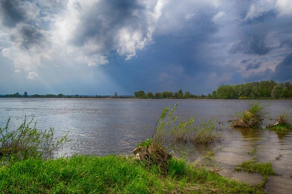 Fiume Vistola Nella Polonia Centrale — Foto Stock