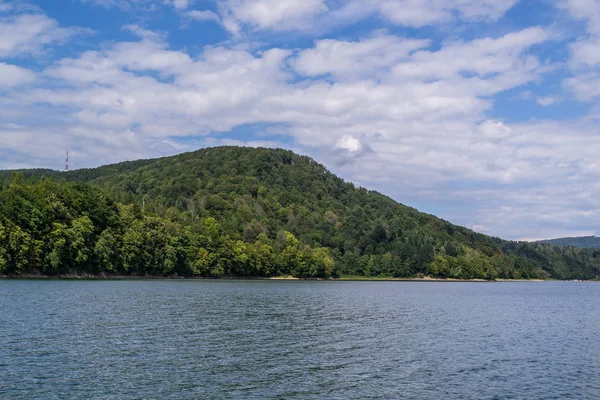 Solina Tározó Bieszczady Hegység Lengyelország — Stock Fotó