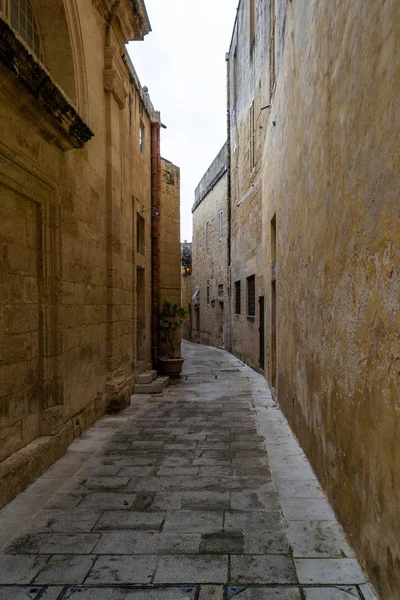 Mdina Malta Sakin Bir Şehirdir — Stok fotoğraf