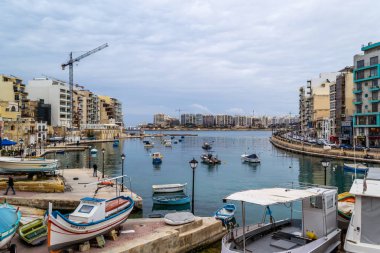 Akdeniz 'de pitoresk Malta Adası