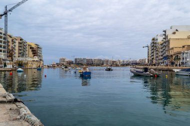 Akdeniz 'de pitoresk Malta Adası