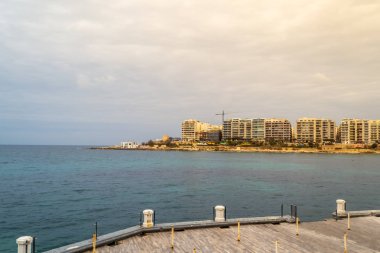 Akdeniz 'de pitoresk Malta Adası