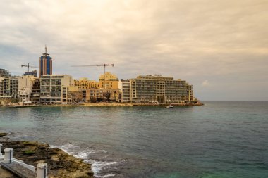 Akdeniz 'de pitoresk Malta Adası