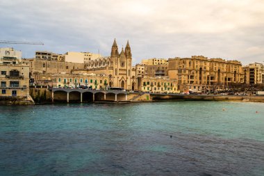 Akdeniz 'de pitoresk Malta Adası
