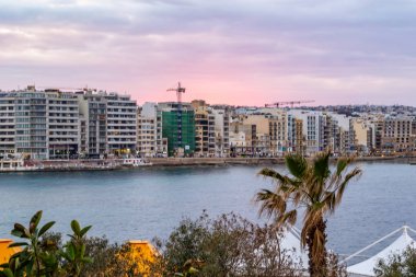 Akdeniz 'de pitoresk Malta Adası