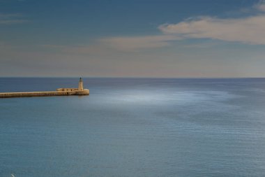 Valletta Malta adasında güzel bir tarihi şehir ve diğer büyüleyici yerler
