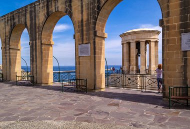 Valletta Malta adasında güzel bir tarihi şehir ve diğer büyüleyici yerler