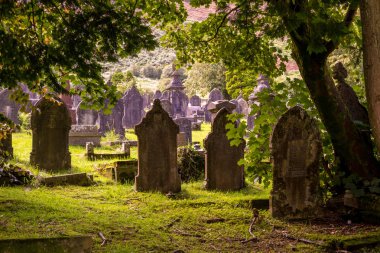 Mezarlıktaki mezarlar ve anıtlar,