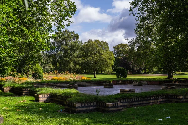 Hermoso Parque Ciudad Cardiff Gales — Foto de Stock