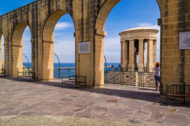 Valletta Malta adasında güzel bir tarihi şehir ve diğer büyüleyici yerler.