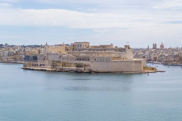 Valletta Vacker Historisk Stad Och Andra Charmiga Platser Malta — Stockfoto