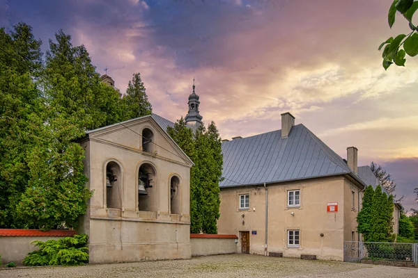 Iglesia Histórica Ciudad Widawa Polonia — Foto de Stock